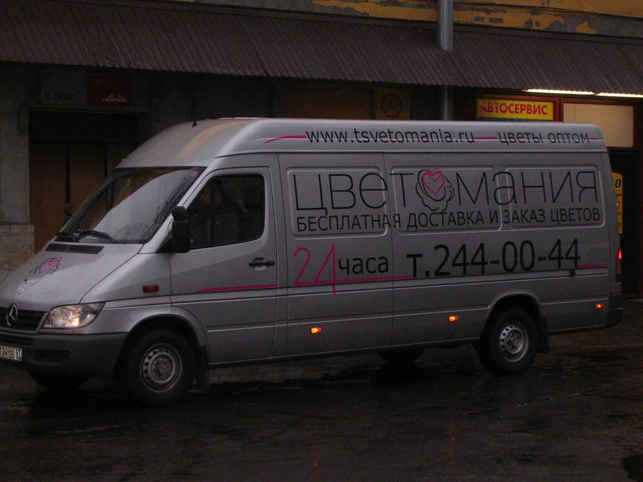 Цветомания . Оформление автобусов