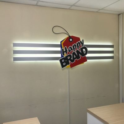 Вывески в интерьере