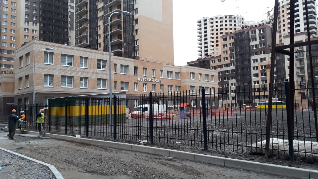 Светодиодная вывеска для муниципального детского сада в Кудрово